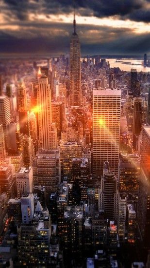 2160x3840 Wallpaper new york, city, glow, usa