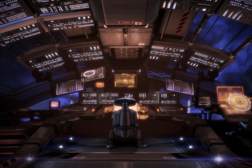 Normandy cockpit - Mass Effect HD Wallpaper 1920x1080