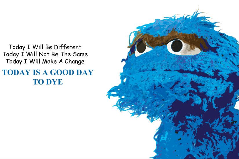 Cookie Monster Motivational Print" Posters by Tiffany Taimoorazy .