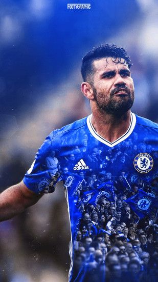 Diego Costa 2016/17 mobile phone wallpaper