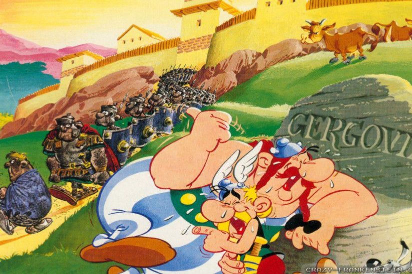 Wallpaper: Romans Asterix and Obelix cartoon. Resolution: 1024x768 |  1280x1024 | 1600x1200. Widescreen Res: 1440x900 | 1680x1050 | 1920x1200