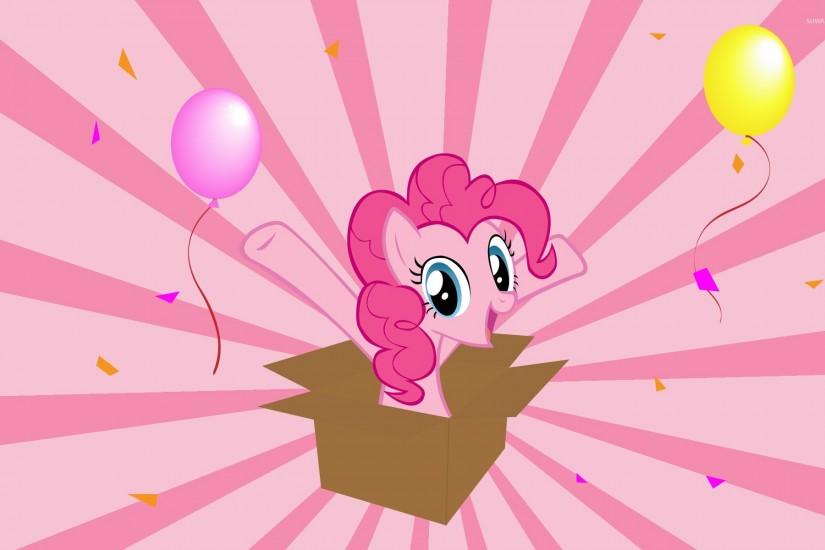 Pinkie Pie in a gift box - My Little Pony wallpaper 1920x1200 jpg