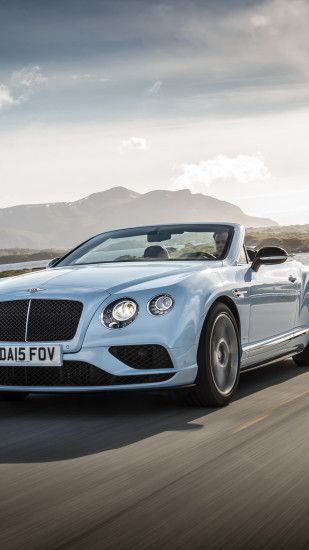 Preview wallpaper bentley, continental, gt, v8, convertible, side view  1440x2560