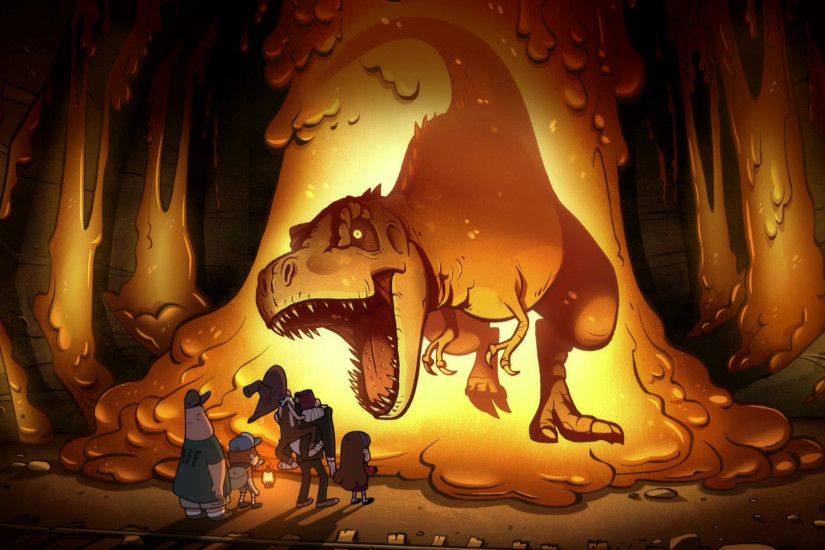 TV Show - Gravity Falls Dinosaur Tyrannosaurus Rex Wallpaper
