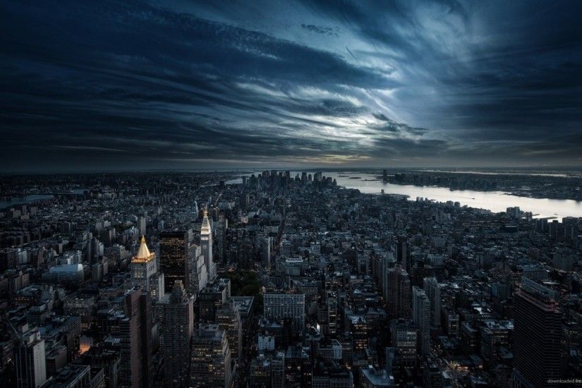 HD Night New York cloudfront wallpaper