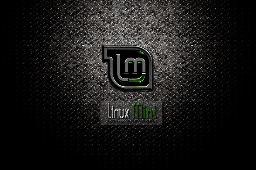 dark linux mint wide wallpaper 51598