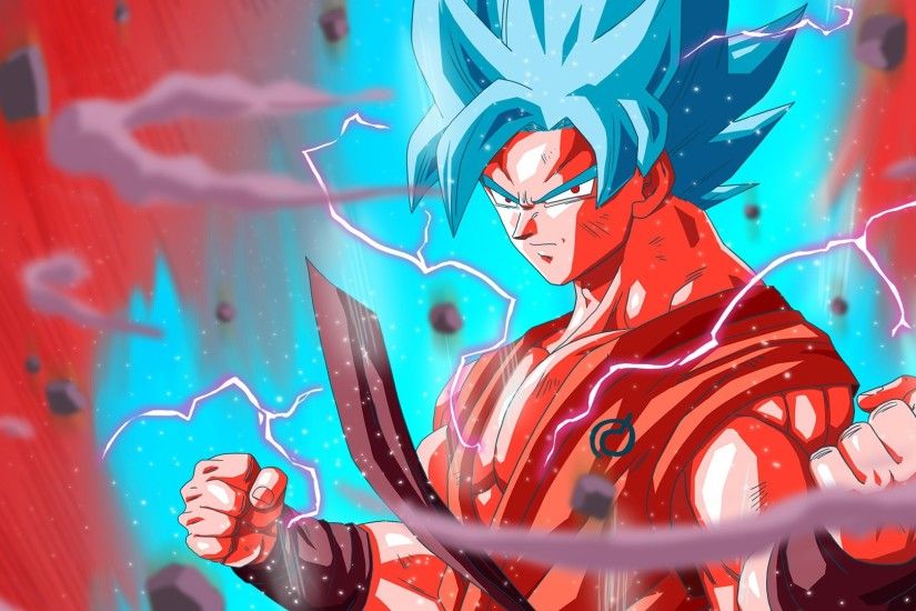 Goku Super Saiyan Blue Dragon Ball Super Wallpaper