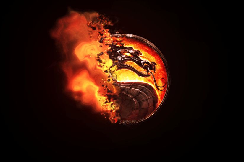 Mortal Kombat, Dragon, Burning Wallpapers HD / Desktop and Mobile  Backgrounds