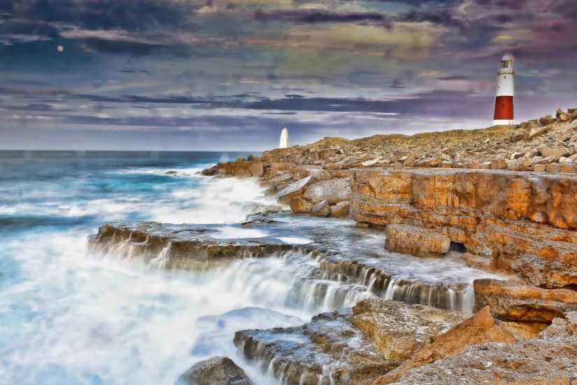 Sea Ocean Lighthouse Desktop Wallpaper Nature Scenes Free Download