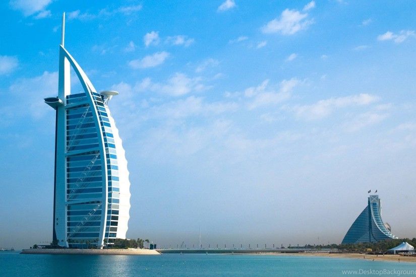 Dubai River Sea Beautiful Building Hd Wallpapers