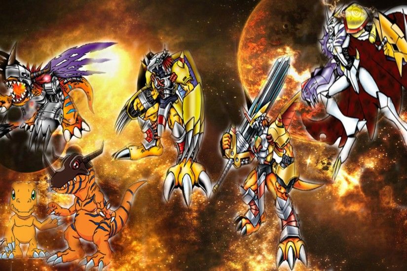 Agumon Omegamon Wargreymon Digimon Anime hd wallpaper #