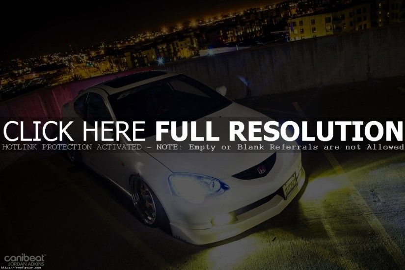 Acura RSX Type S City Night HD Wallpaper
