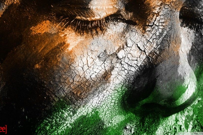 Indian Flag Abstract Wallpaper