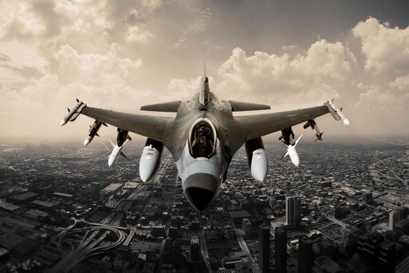 Aircraft Air Superiority F 16 F-16 Fighting Falcon Fighter Fighters Military