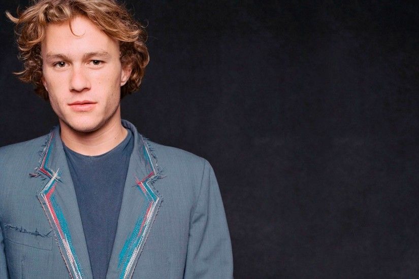 Download now full hd wallpaper heath ledger curly front view jacket stylish  ...