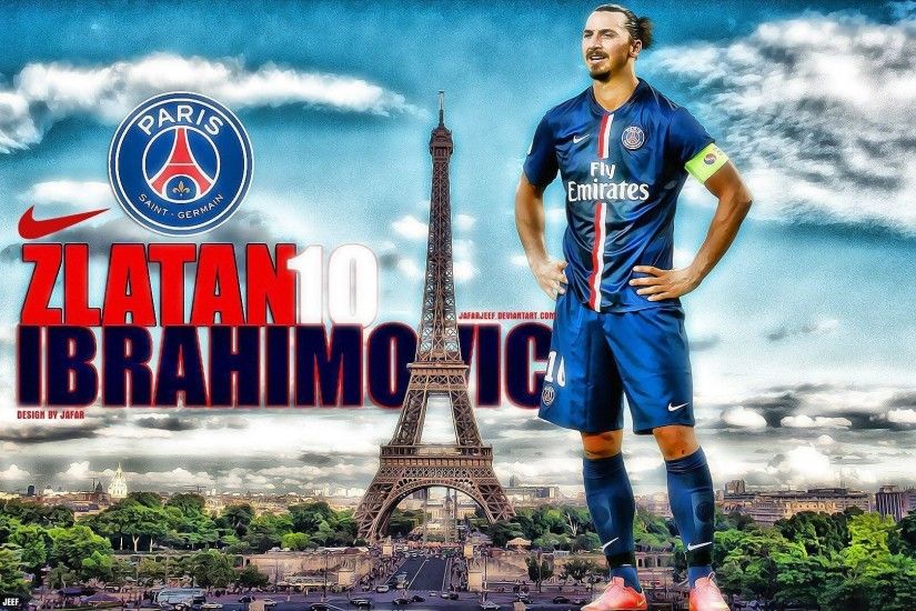 Zlatan Ibrahimovic PSG 2014-15 Nike Home Kit Wallpaper Wide or HD .