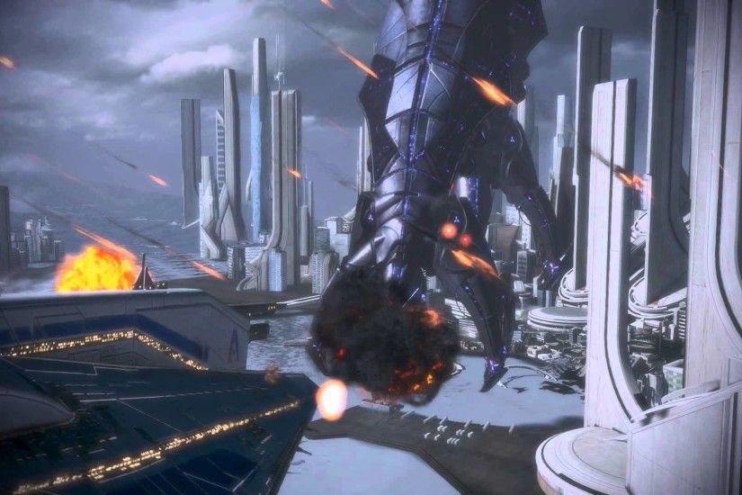Mass Effect 3 Reaper vs. Dreadnaught 1 Dreamscene Video Wallpaper - YouTube