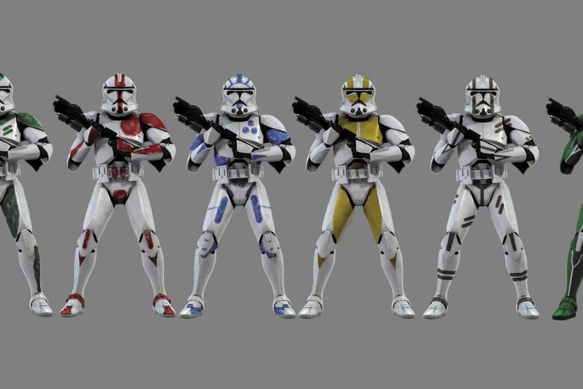 Well known Clone Battalions. The Trooper Evolution