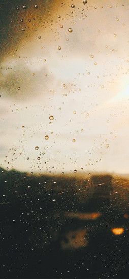 iPhoneXpapers.com | iPhone X wallpaper | nj56-rain-window-day-sunlight-bokeh