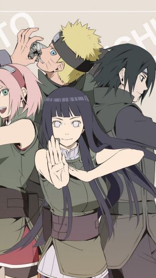 Naruto, Team 7, Sakura, Sasuke, Hinata