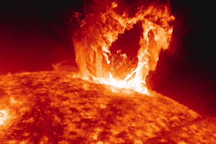 Solar Flares of the Sun 1080p