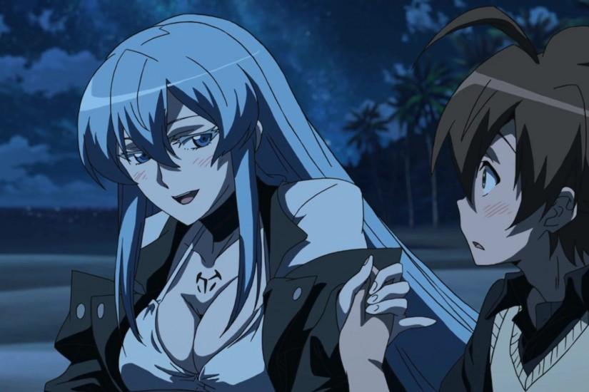 Wallpapers Anime Esdeath And Tatsumi Alone On The Island 1920x1080 |  #195584 #anime esdeath