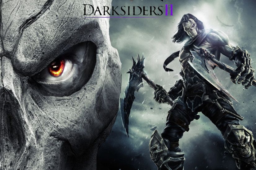 Darksiders 2 Weapons Â· Dark Grim Reaper horror skeletons skull creepy wings  angel wallpaper
