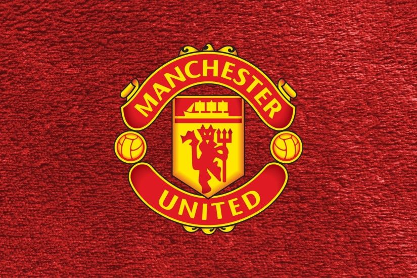 Red MUFC logo wallpaper