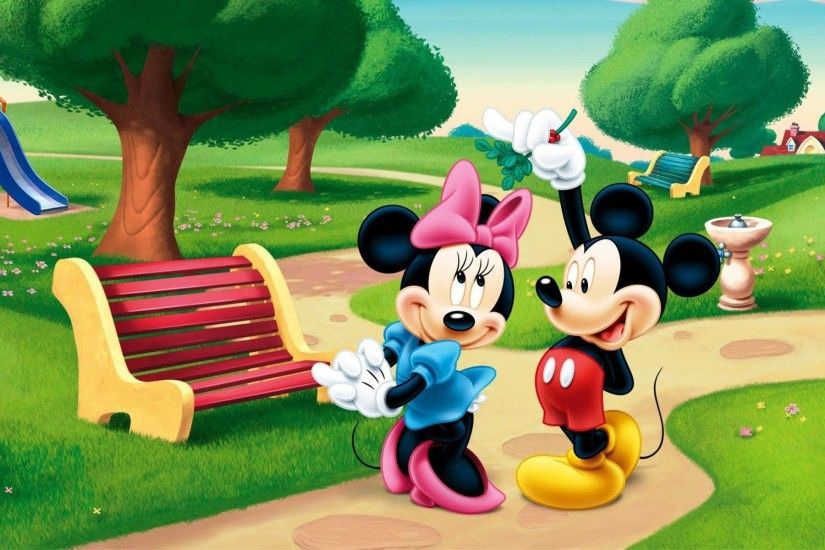 Wallpapers For > Minnie Mouse And Mickey Mouse Wallpaper