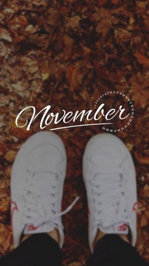 November 2015 Desktop Calendar Wallpaper