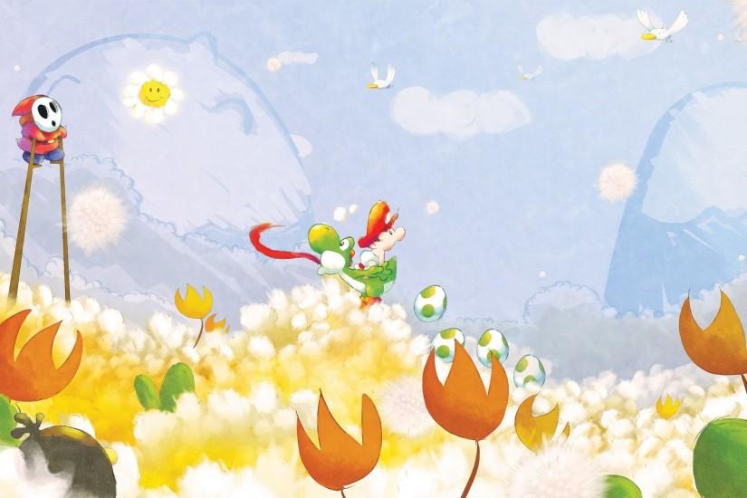Super Mario World 2 - Yoshi's Island Wallpaper