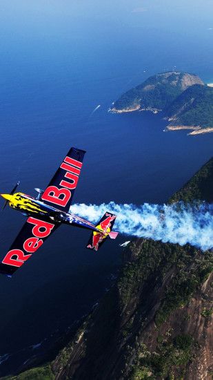 red bull airplane iphone background Wallpaper HD