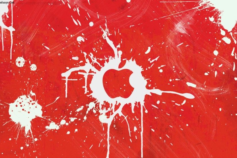 Apple Paint Splatter ...