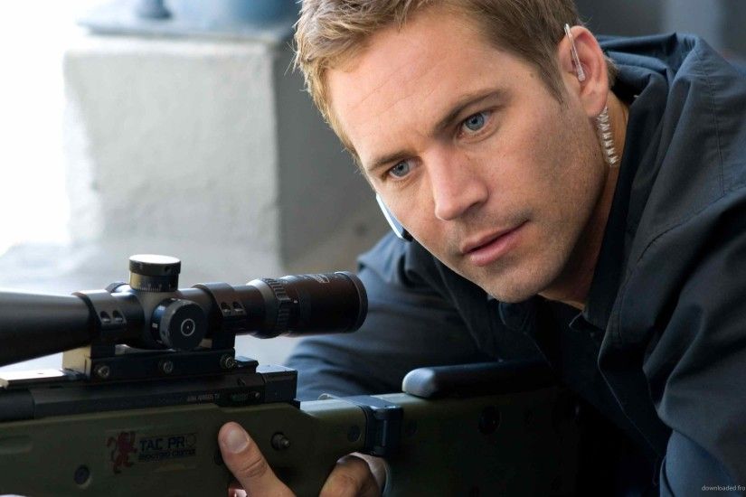 Paul Walker With A Sniper Rifle picture