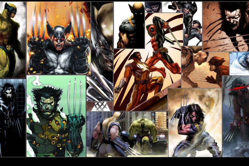 Comics - Wolverine Deadpool Hulk Wallpaper