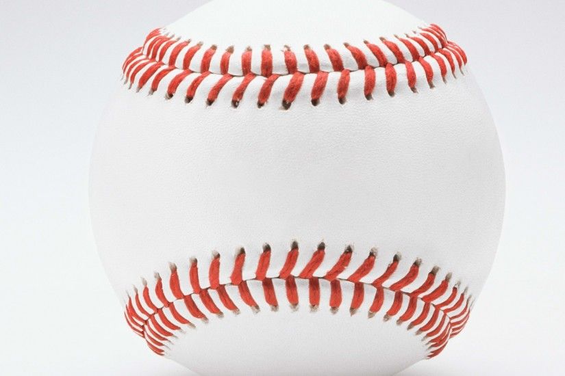 2048x2048 Wallpaper ball, white background, baseball