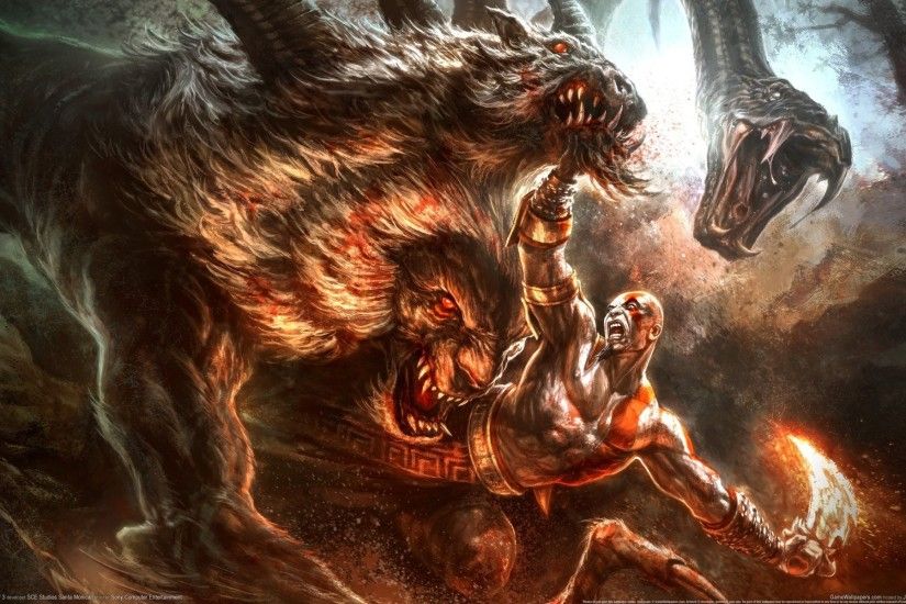 god of war 3 kratos animal gods