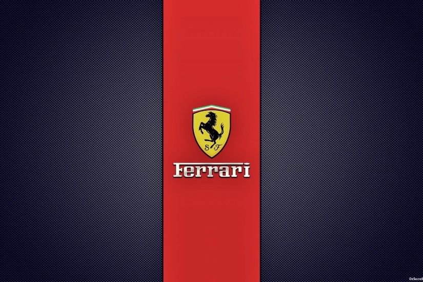 Ferrari Logo Black High Quality