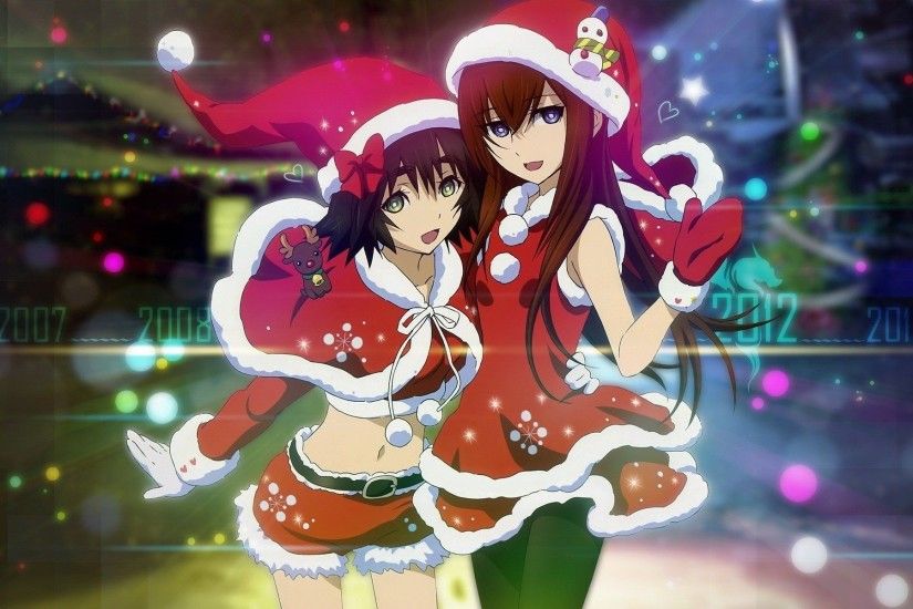 Cute Anime Girl Christmas wallpapers HD