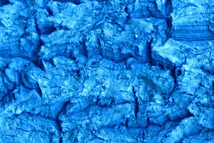 Blue Cracked Rock Background