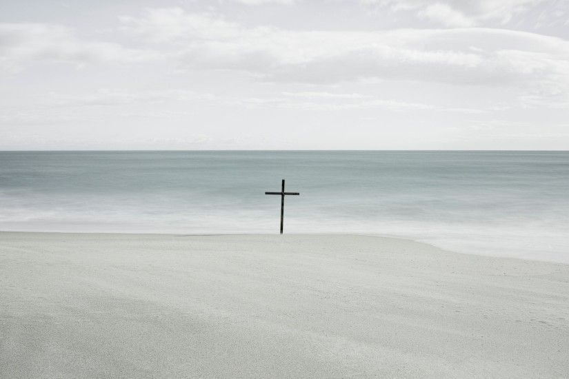 sea beach cross