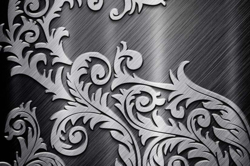 1920x1200 Backgrounds metallic gray tribal.