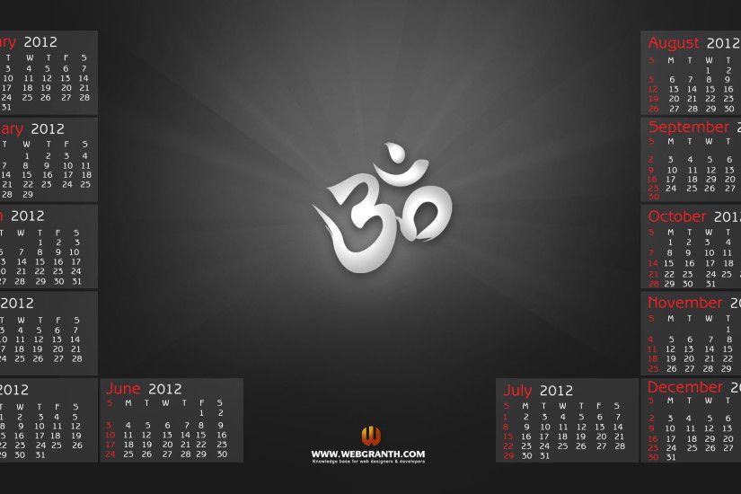 Religious Wallpaper Desktop Calendar 2012