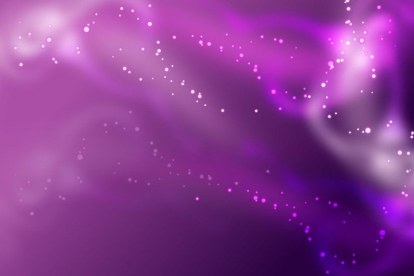 Purple background with stars and flowers PPT Backgrounds