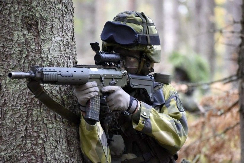 men weapon swedish army