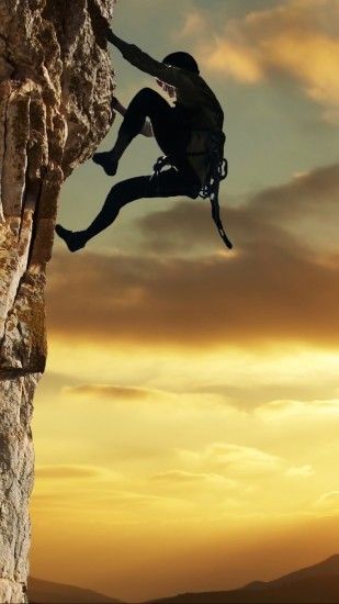 Sports Climbing Sun Man Extreme. Wallpaper 452736