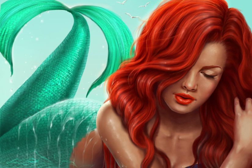 Little Mermaid's Ariel Cartoon, Fantasy Hd Wallpaper 36505712 2000 1600 :  Wallpapers13.com