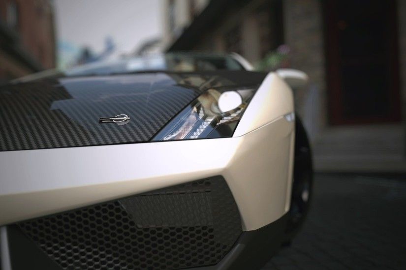 Lamborghini Front View Matte