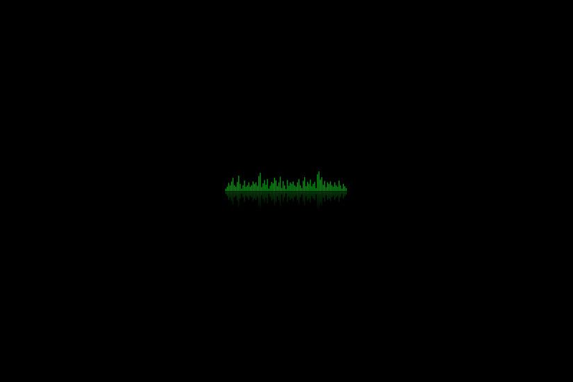 Minimalistic Wallpaper 2560x1600 Green, Minimalistic, Music, Dark .