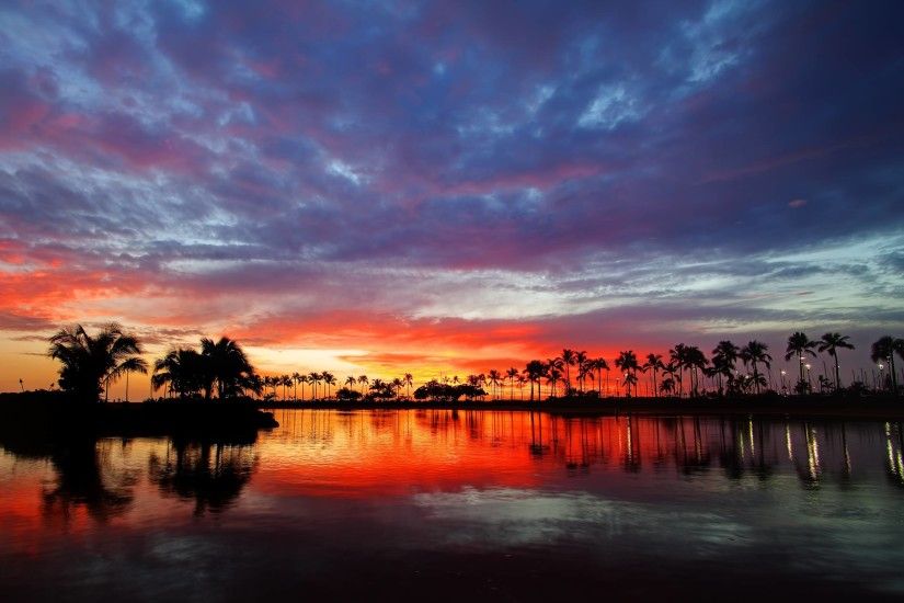 Hawaiian Sunset Wallpaper - Viewing Gallery